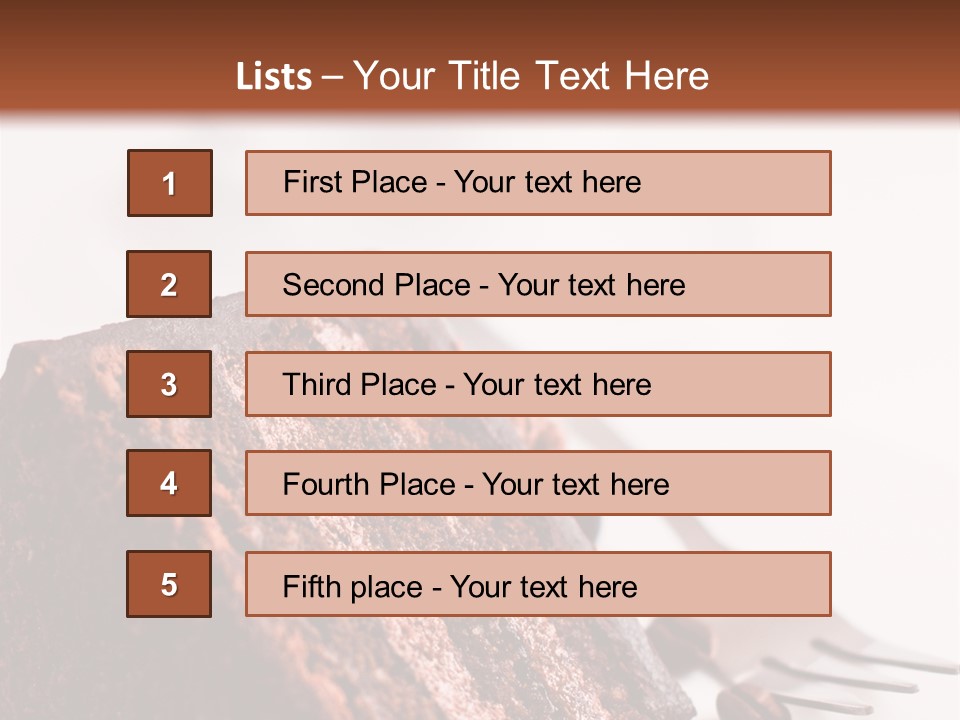 White Coffee Cream PowerPoint Template