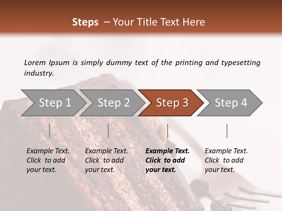 White Coffee Cream PowerPoint Template