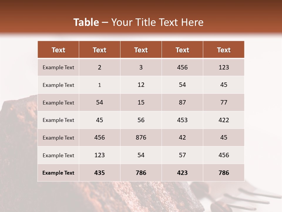 White Coffee Cream PowerPoint Template