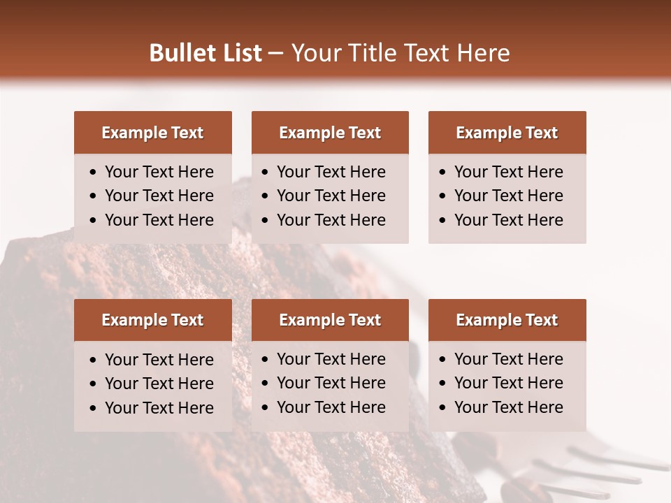 White Coffee Cream PowerPoint Template