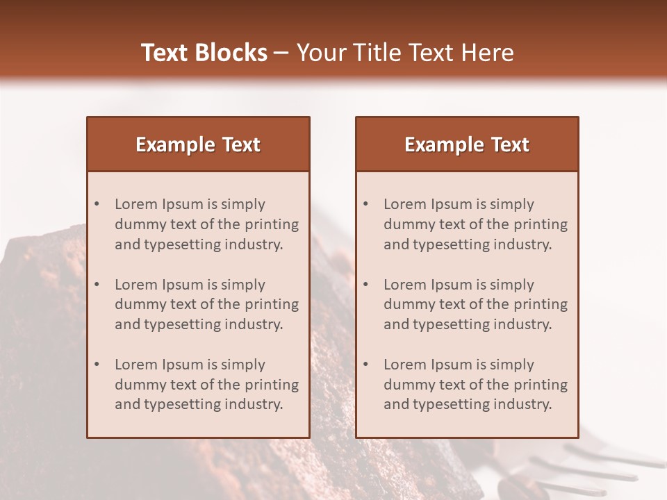 White Coffee Cream PowerPoint Template