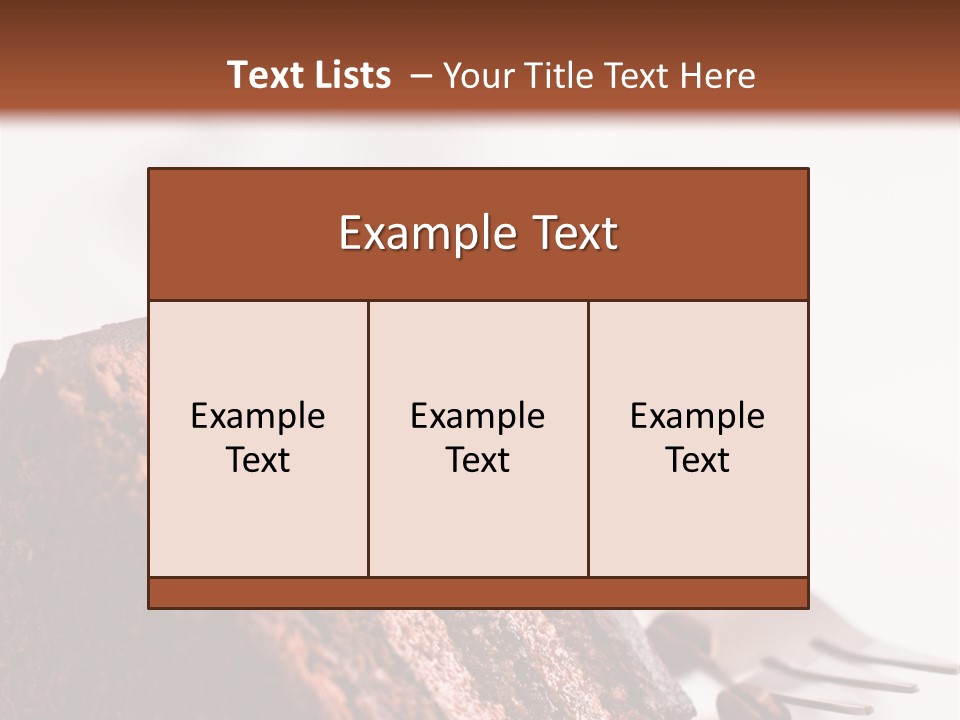White Coffee Cream PowerPoint Template
