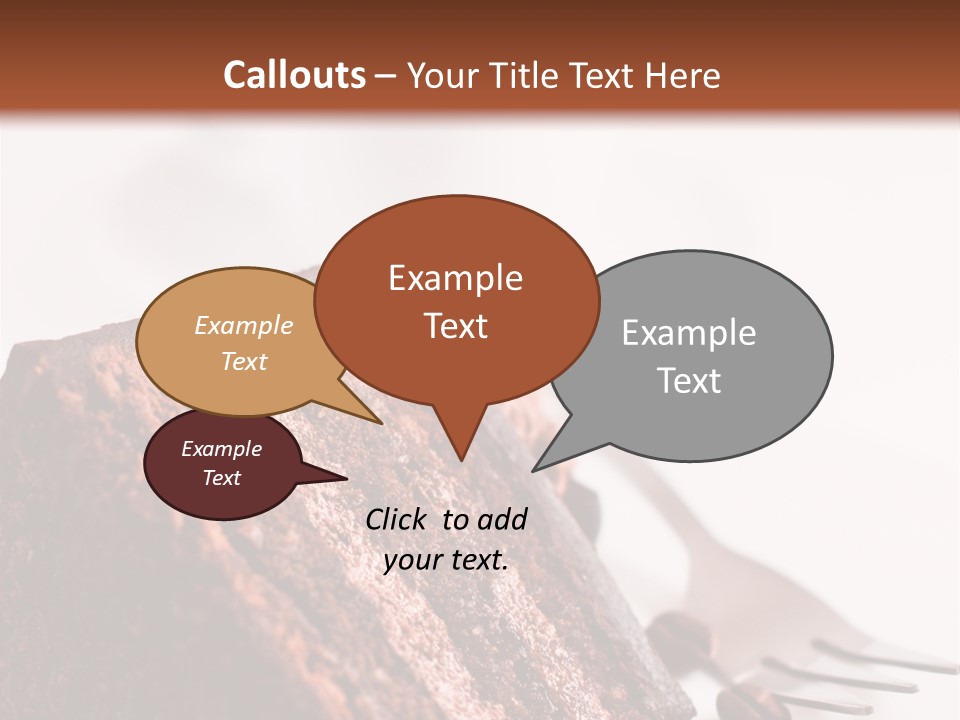 White Coffee Cream PowerPoint Template