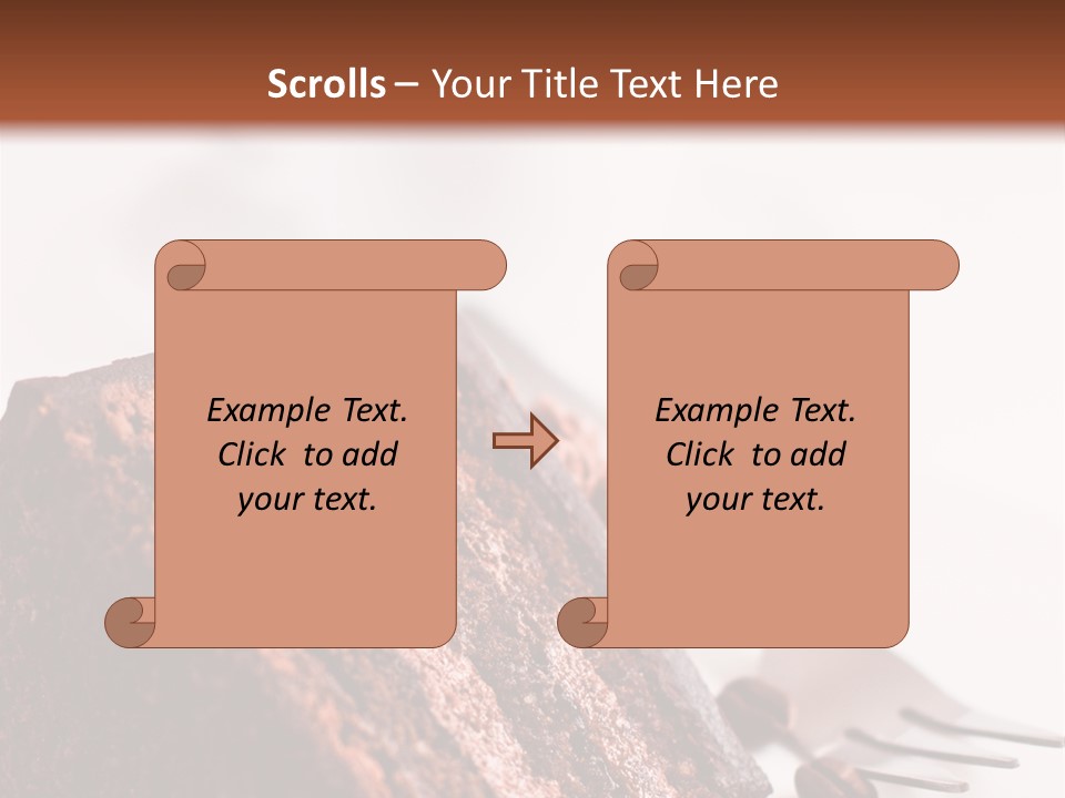 White Coffee Cream PowerPoint Template