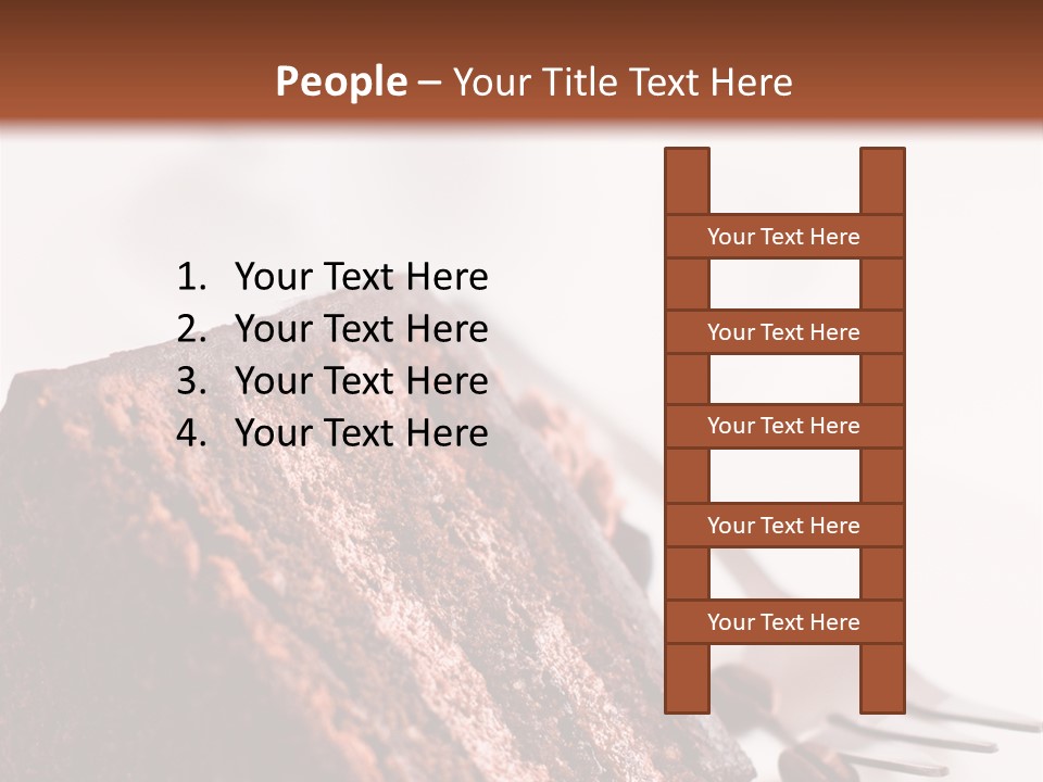 White Coffee Cream PowerPoint Template