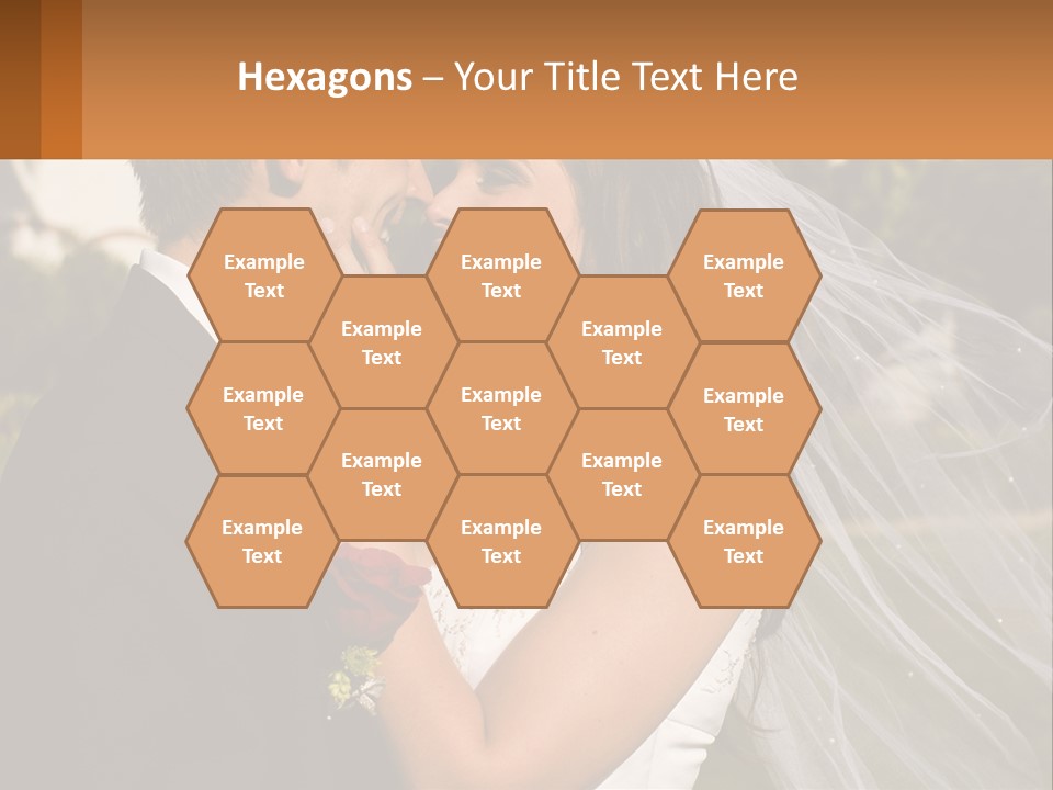 Brunette Together People PowerPoint Template