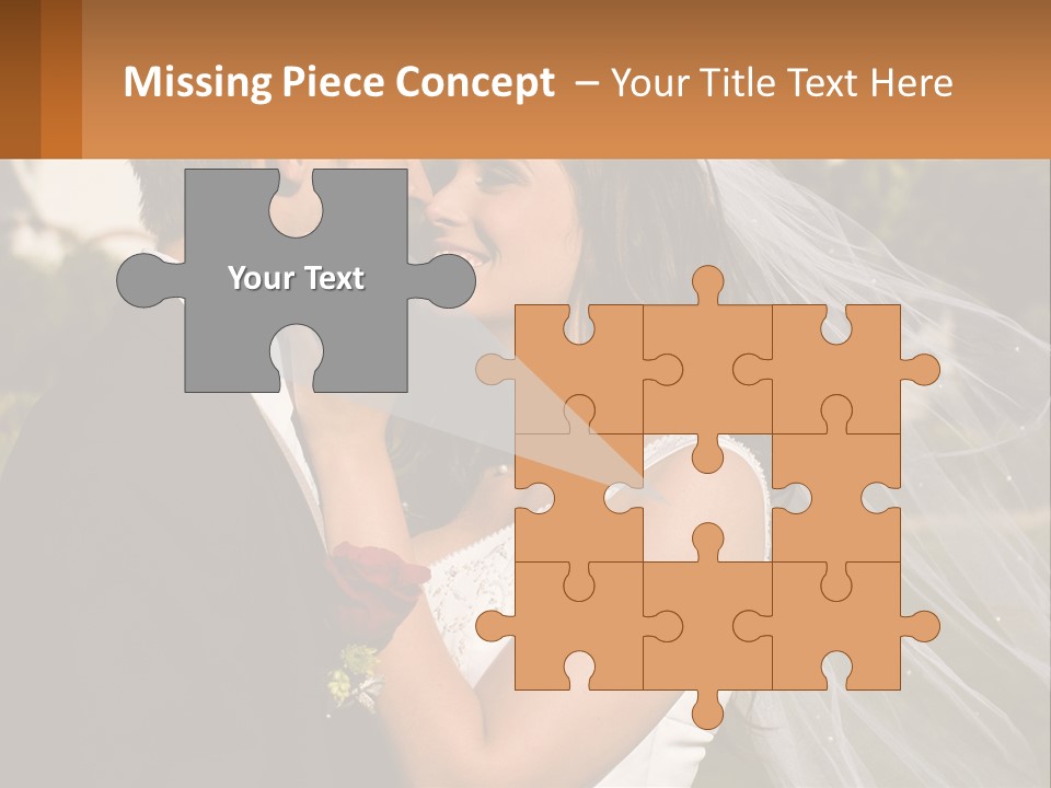 Brunette Together People PowerPoint Template