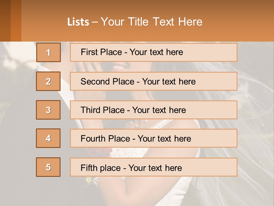 Brunette Together People PowerPoint Template