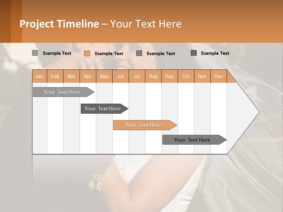 Brunette Together People PowerPoint Template