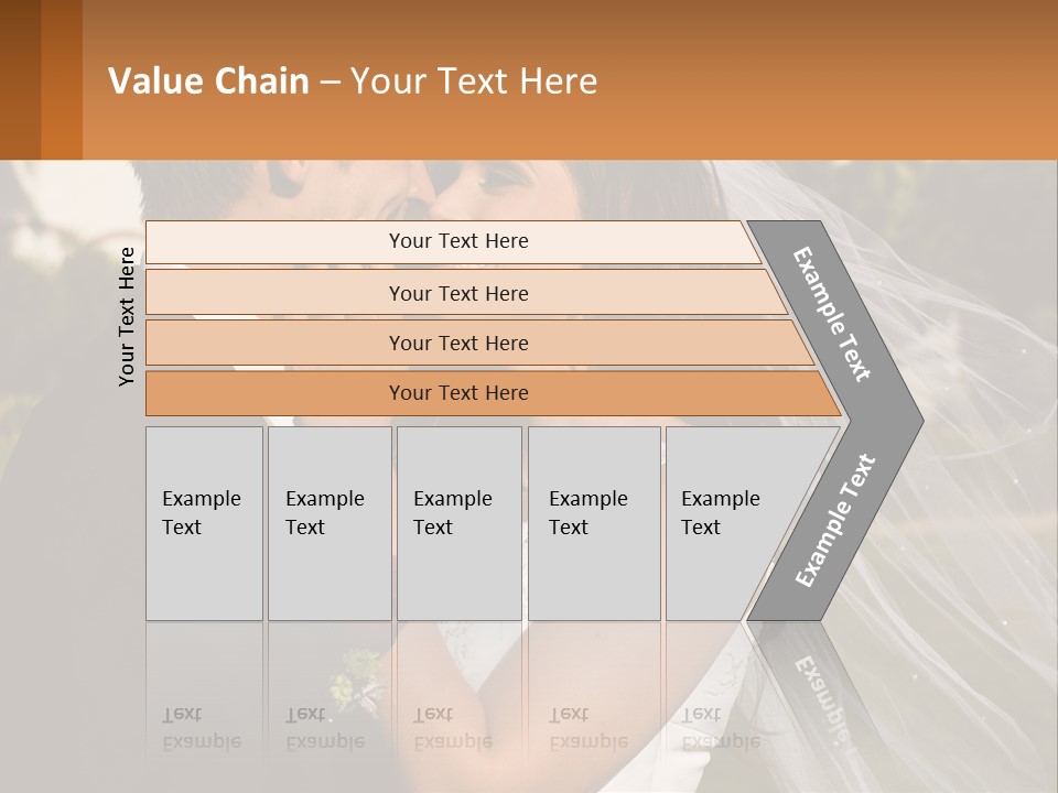 Brunette Together People PowerPoint Template