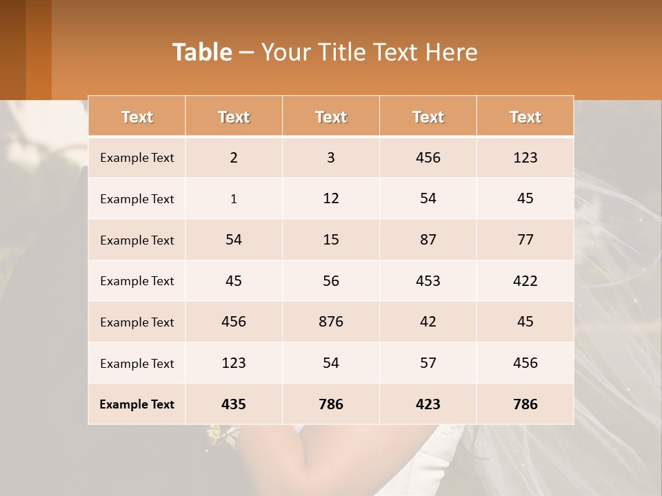 Brunette Together People PowerPoint Template