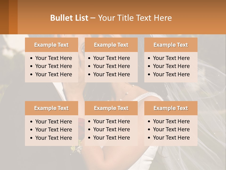 Brunette Together People PowerPoint Template