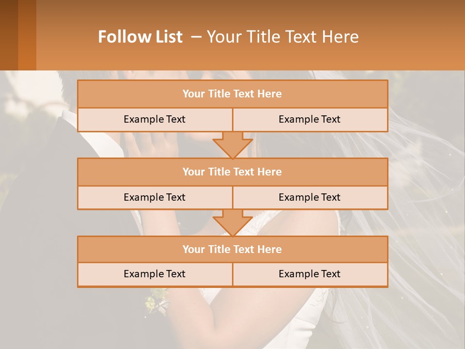 Brunette Together People PowerPoint Template