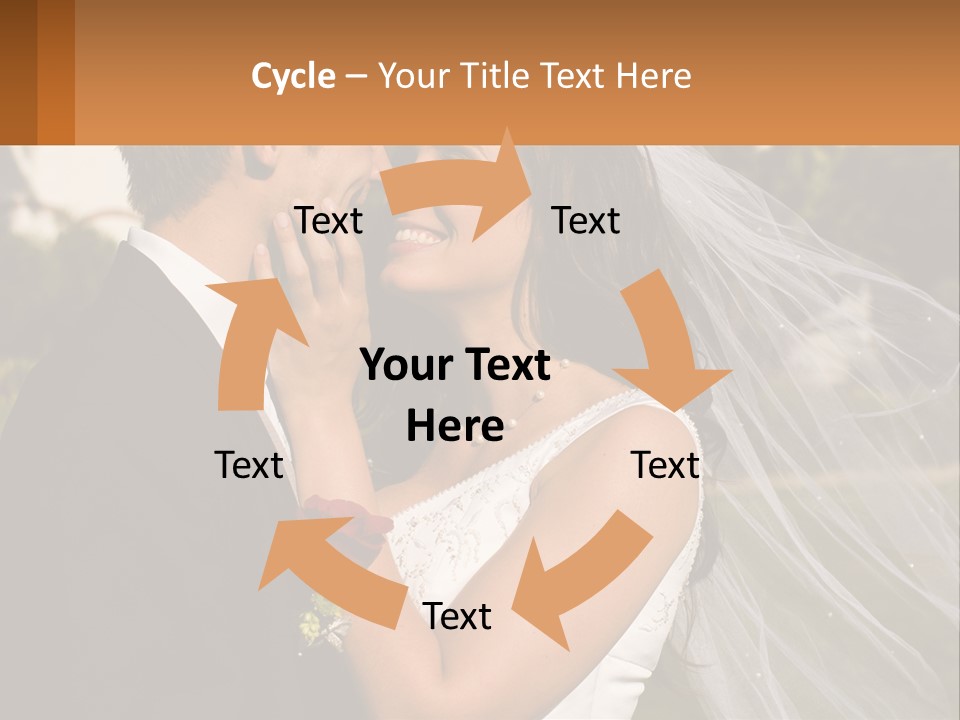 Brunette Together People PowerPoint Template