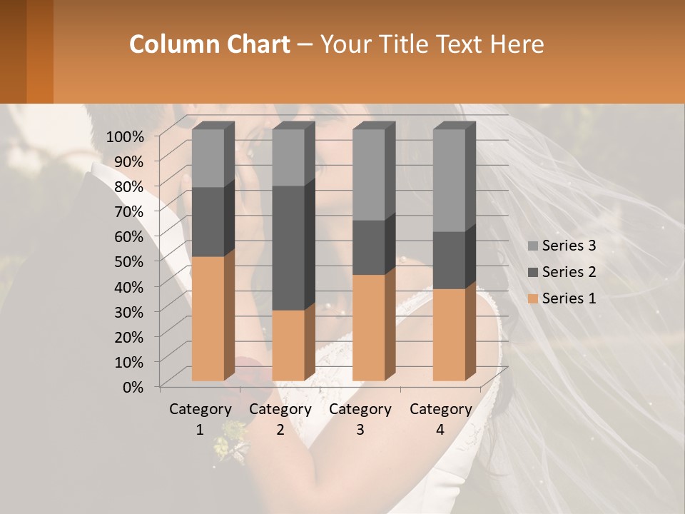 Brunette Together People PowerPoint Template