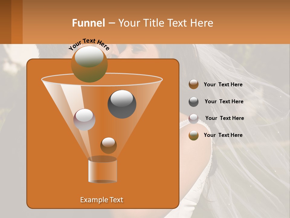 Brunette Together People PowerPoint Template