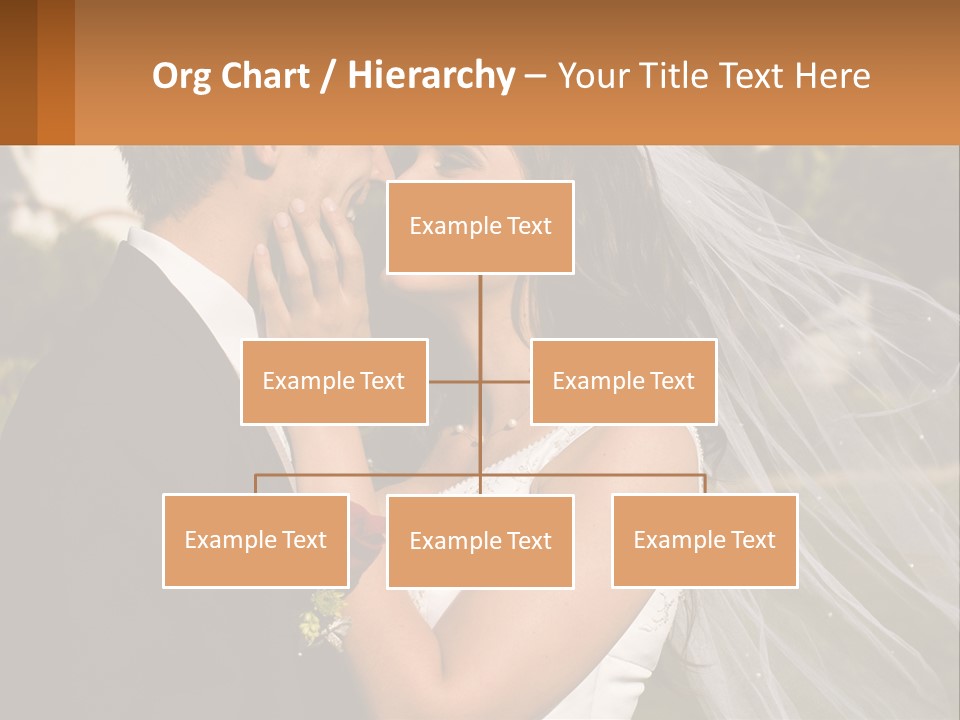 Brunette Together People PowerPoint Template