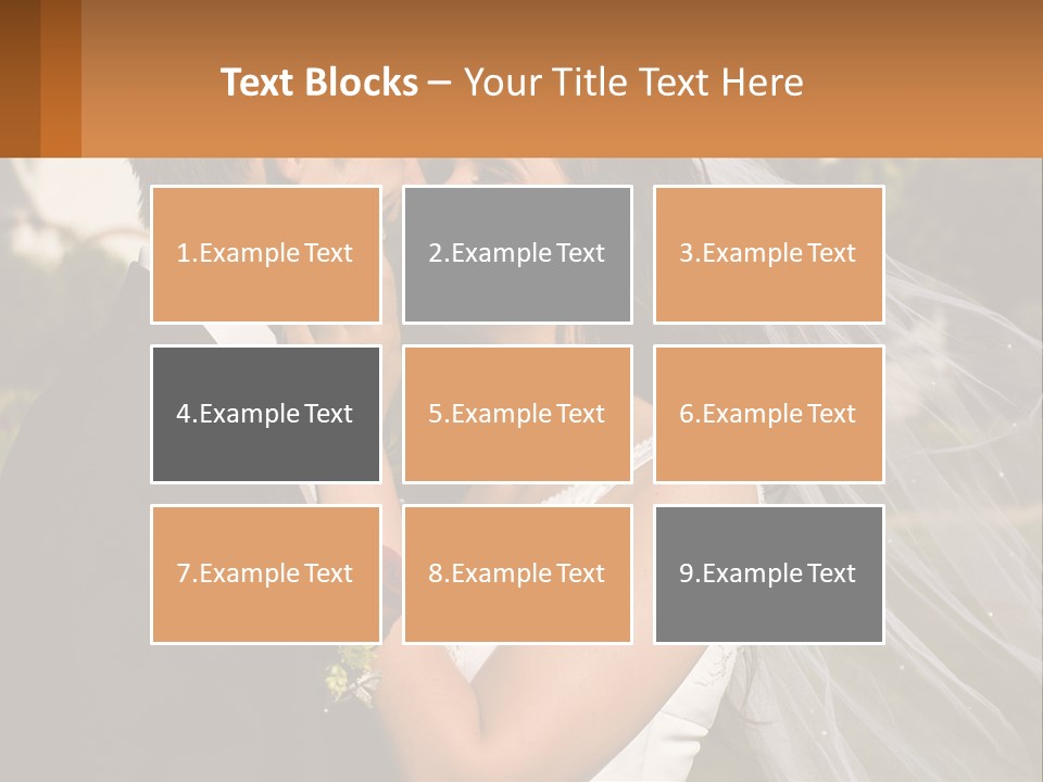 Brunette Together People PowerPoint Template