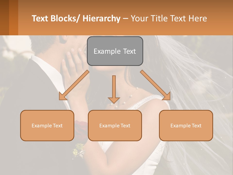 Brunette Together People PowerPoint Template