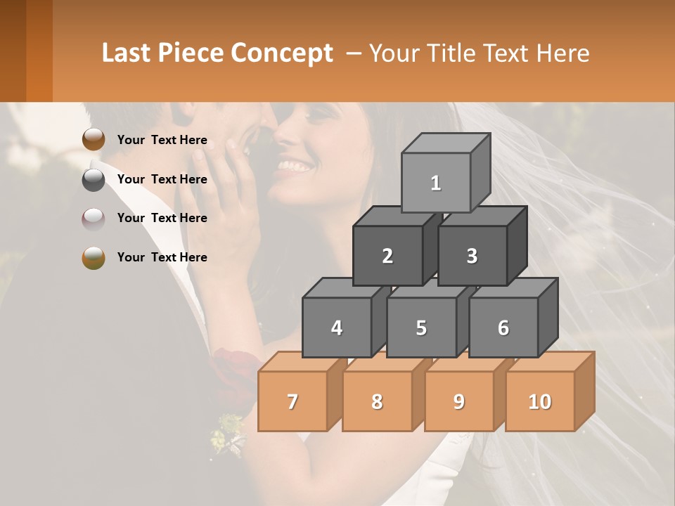 Brunette Together People PowerPoint Template