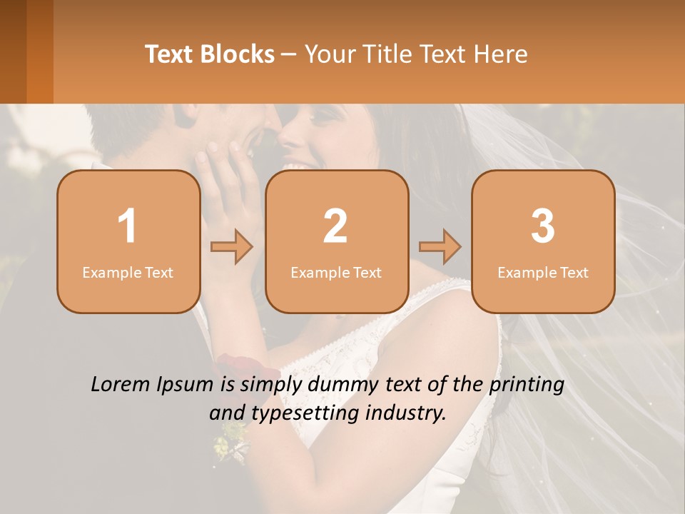 Brunette Together People PowerPoint Template