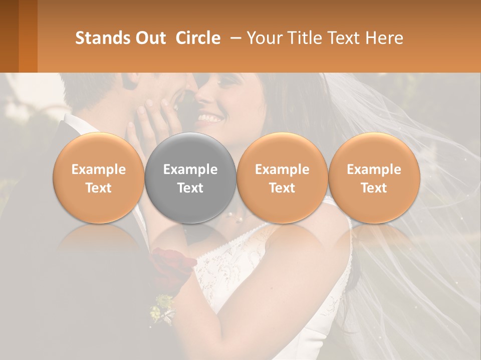 Brunette Together People PowerPoint Template