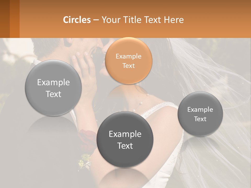 Brunette Together People PowerPoint Template