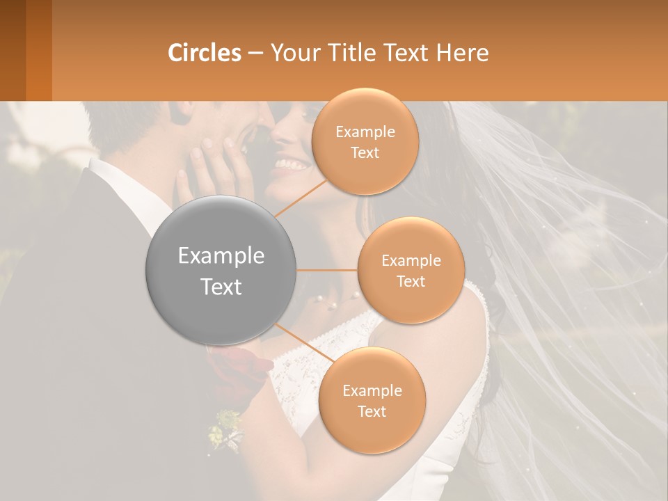 Brunette Together People PowerPoint Template