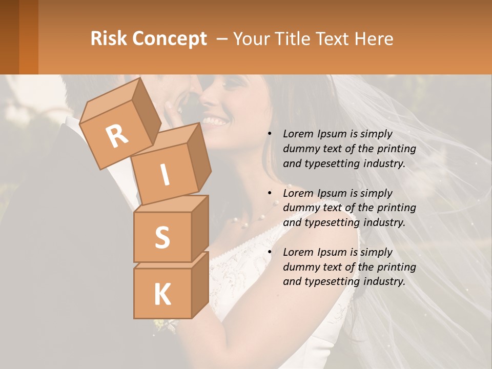 Brunette Together People PowerPoint Template