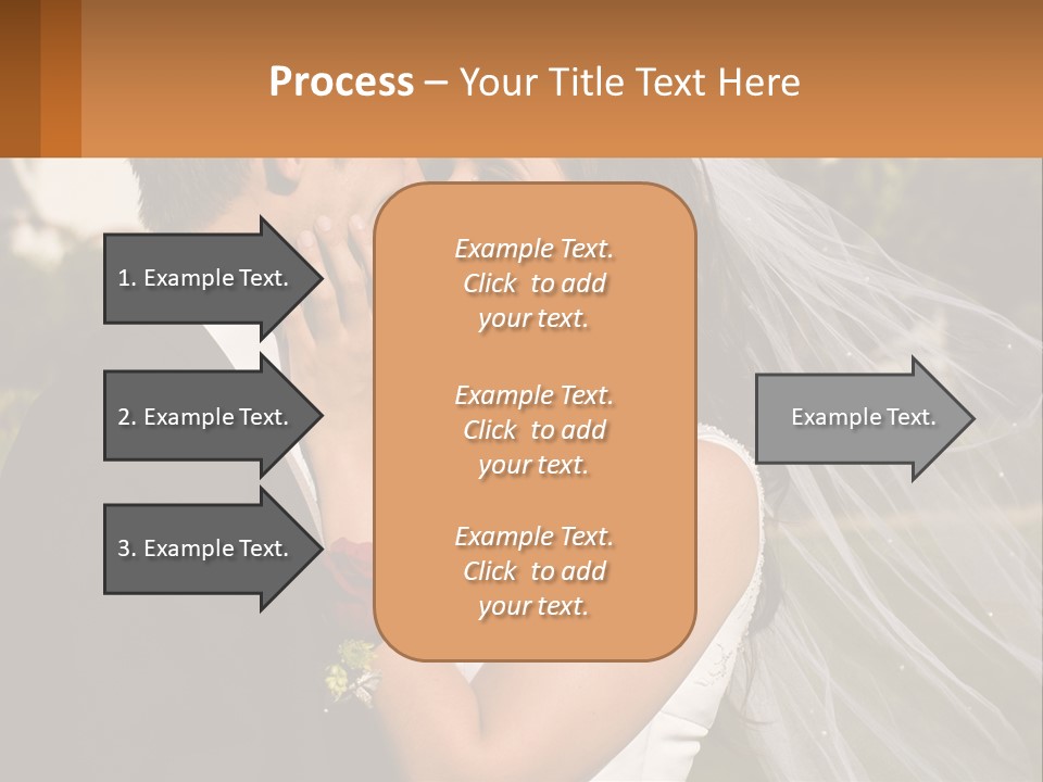 Brunette Together People PowerPoint Template