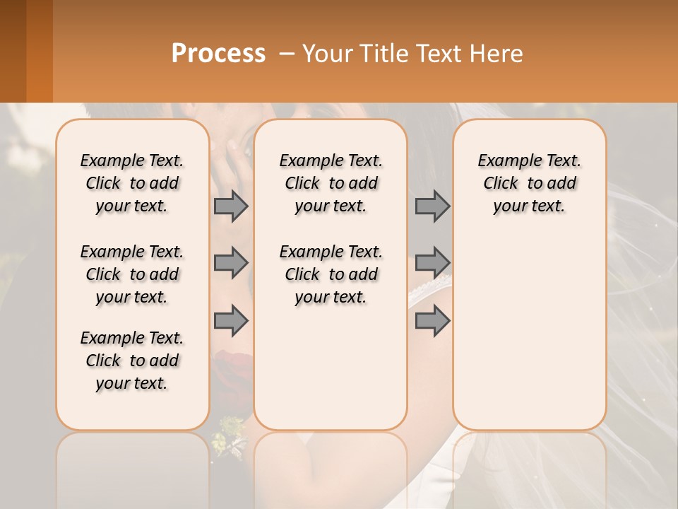 Brunette Together People PowerPoint Template