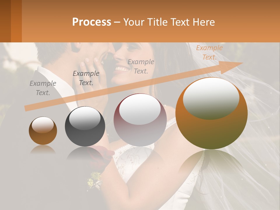 Brunette Together People PowerPoint Template