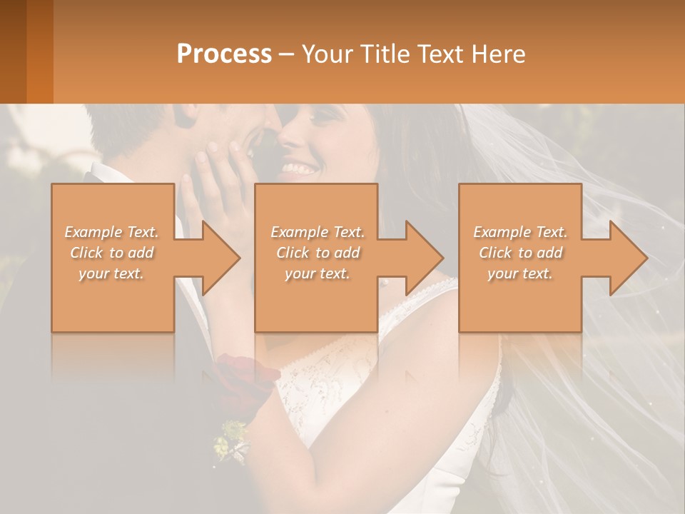 Brunette Together People PowerPoint Template