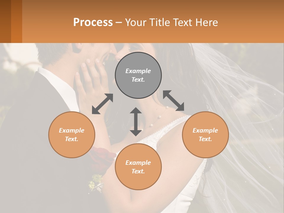 Brunette Together People PowerPoint Template