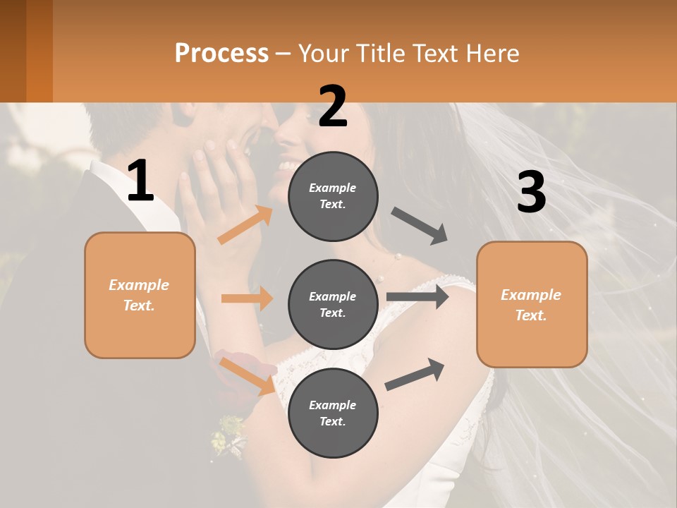 Brunette Together People PowerPoint Template