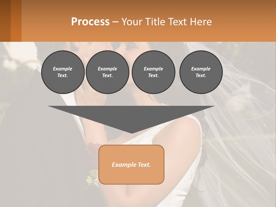 Brunette Together People PowerPoint Template