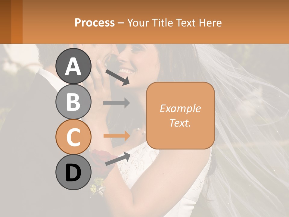 Brunette Together People PowerPoint Template