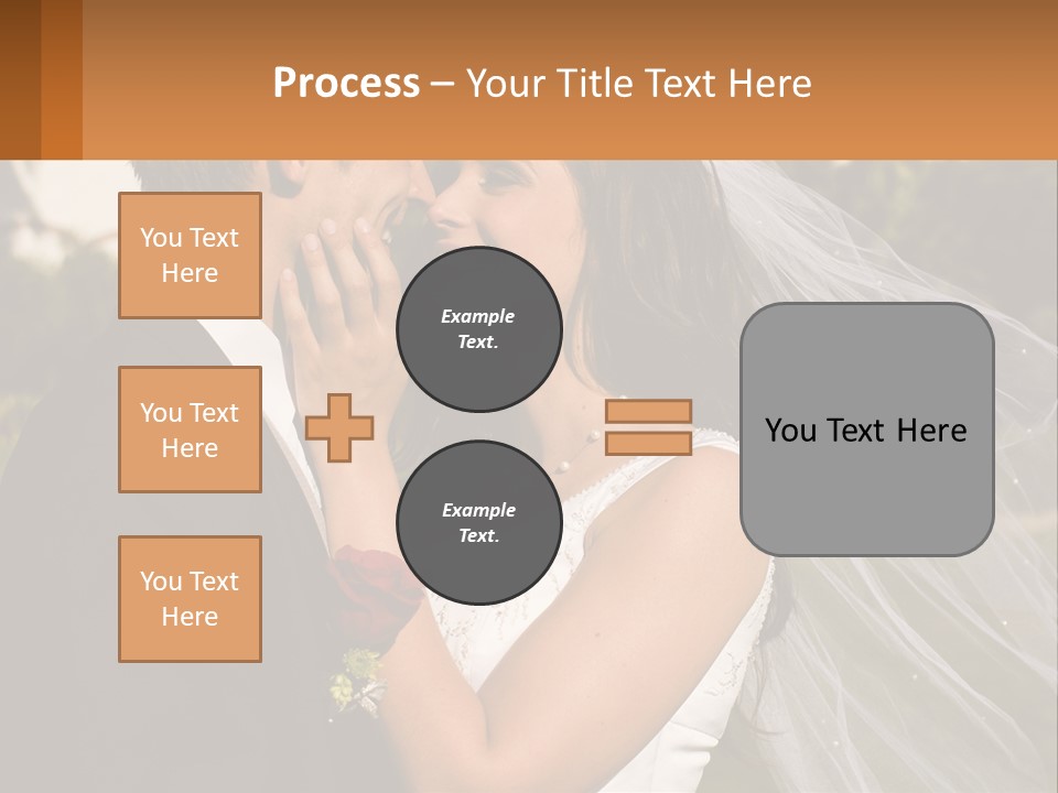 Brunette Together People PowerPoint Template