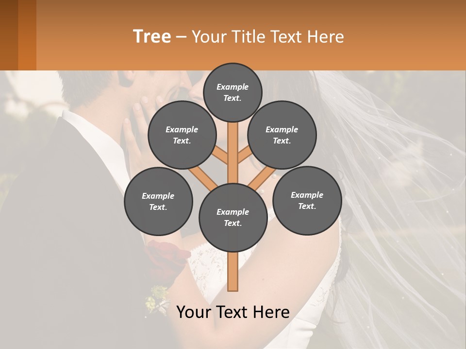 Brunette Together People PowerPoint Template