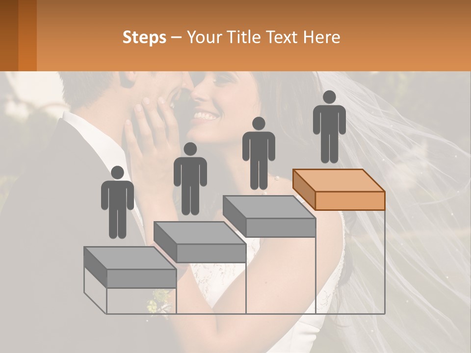 Brunette Together People PowerPoint Template