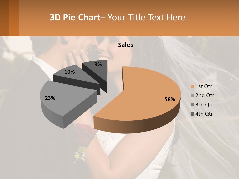 Brunette Together People PowerPoint Template