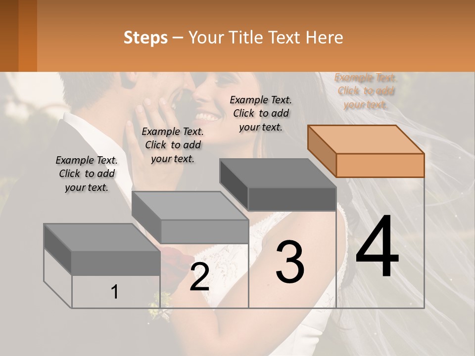 Brunette Together People PowerPoint Template
