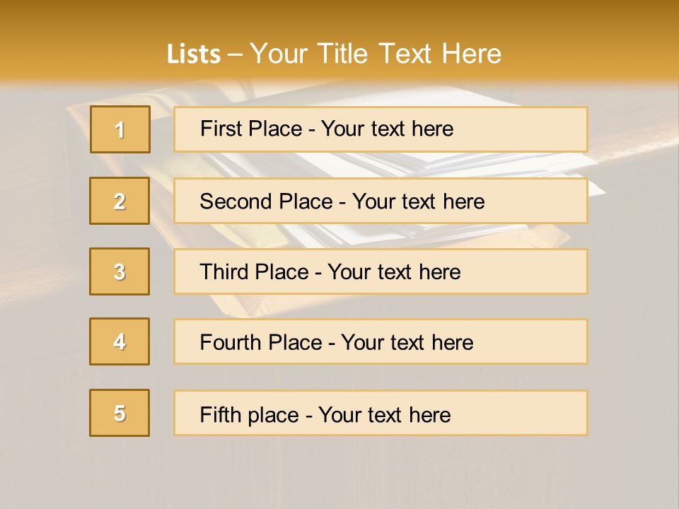 Box Mailbox Outside PowerPoint Template