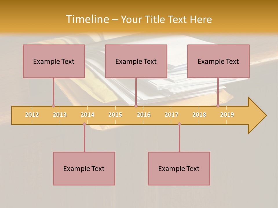 Box Mailbox Outside PowerPoint Template