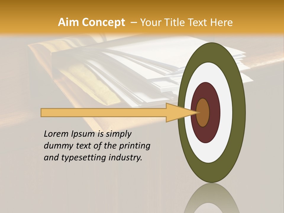 Box Mailbox Outside PowerPoint Template