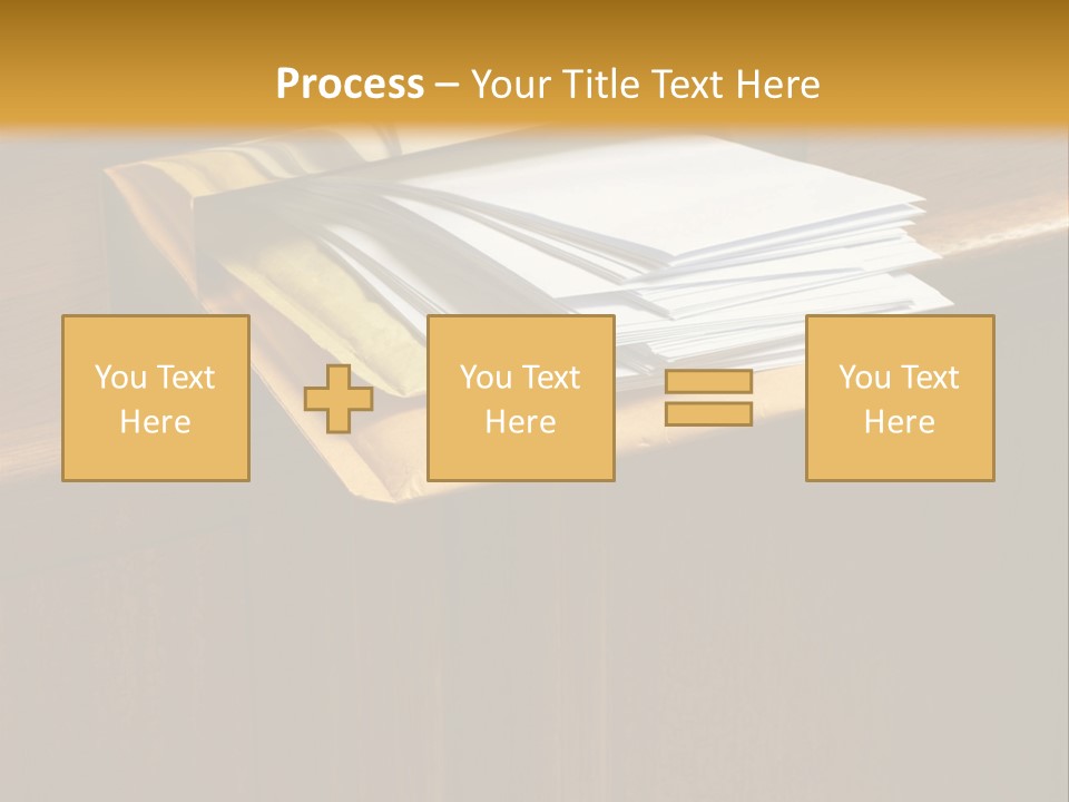 Box Mailbox Outside PowerPoint Template