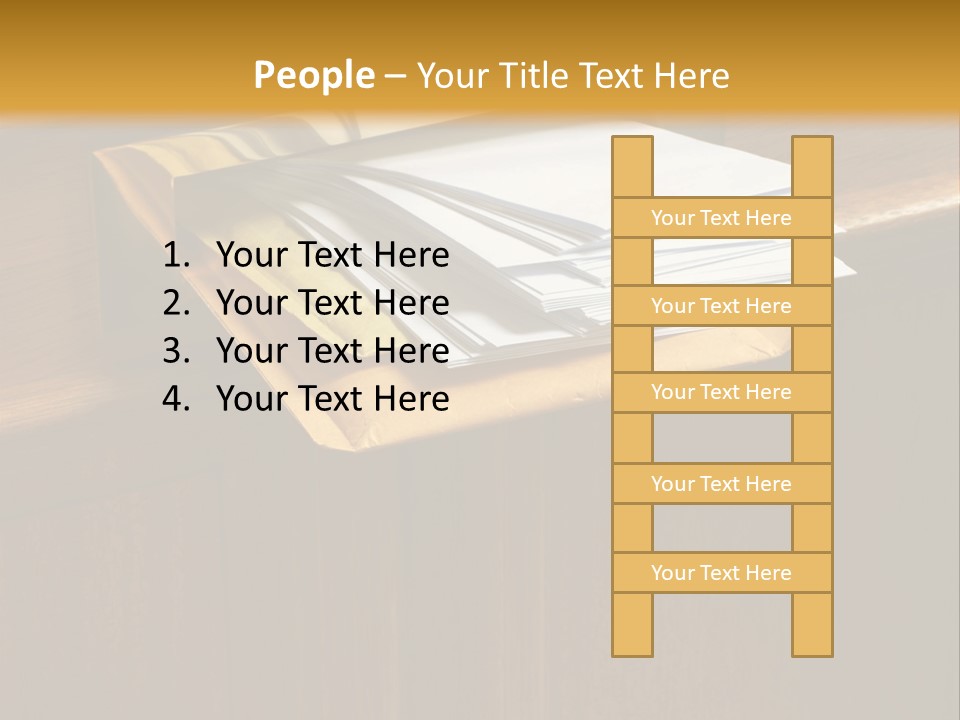 Box Mailbox Outside PowerPoint Template