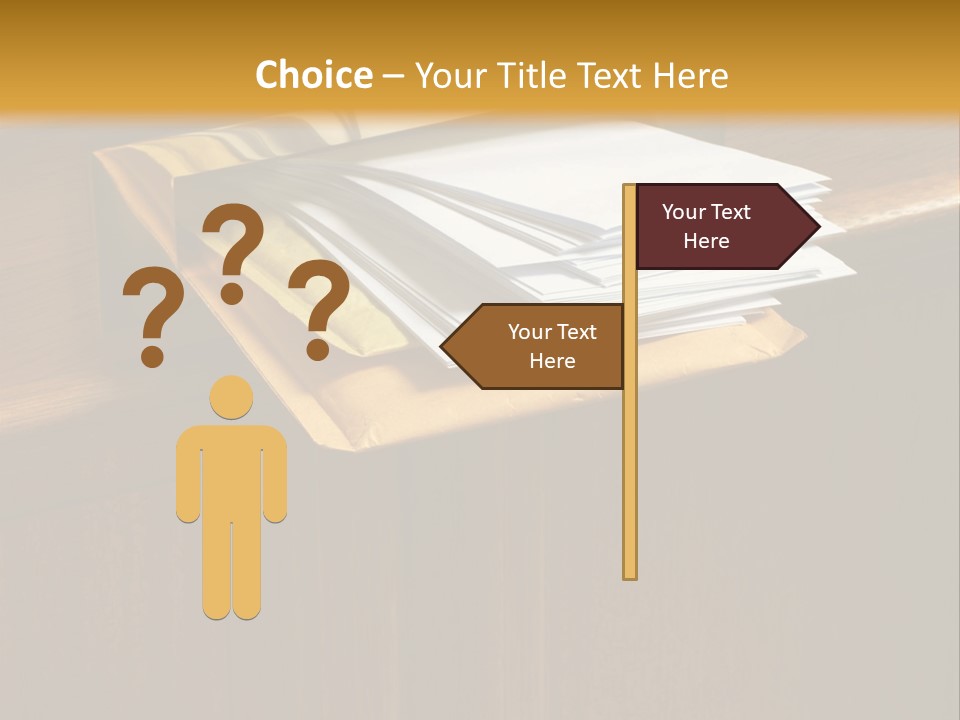 Box Mailbox Outside PowerPoint Template
