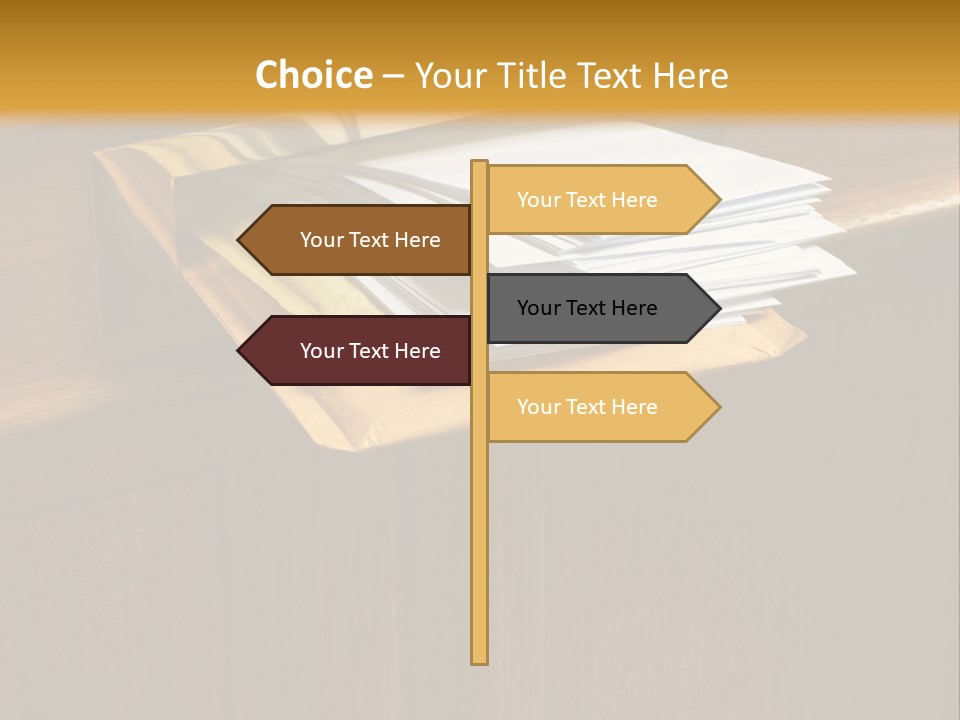 Box Mailbox Outside PowerPoint Template