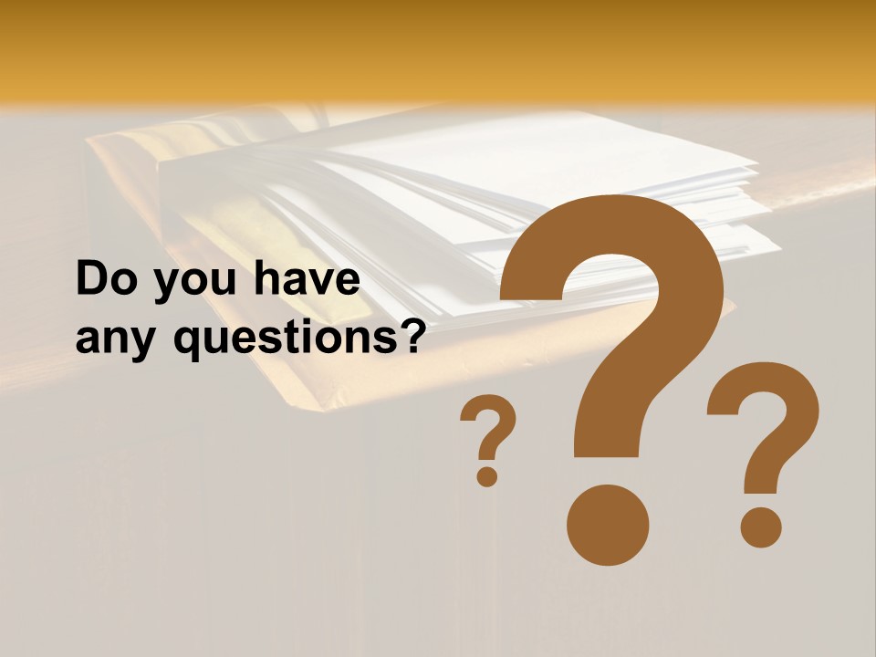 Box Mailbox Outside PowerPoint Template